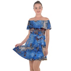 Background Wood Texture Off Shoulder Velour Dress by nate14shop