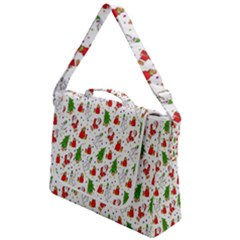 Hd-wallpaper-christmas-pattern-pattern-christmas-trees-santa-vector Box Up Messenger Bag by nate14shop