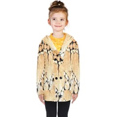 Wooden Heart Kids  Double Breasted Button Coat