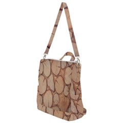 Wood-logs Crossbody Backpack