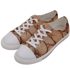 Wood-logs Men s Low Top Canvas Sneakers