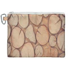 Wood-logs Canvas Cosmetic Bag (XXL)