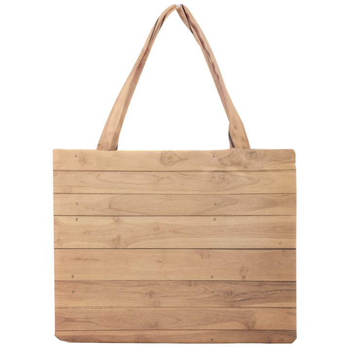 Wood-panel Mini Tote Bag