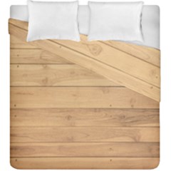 Wood-panel Duvet Cover Double Side (king Size) by nate14shop