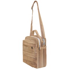 Wood-panel Crossbody Day Bag