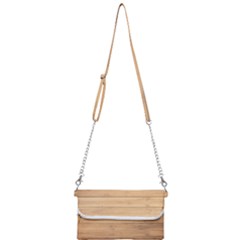 Wood-panel Mini Crossbody Handbag