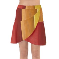 Hd-wallpape-wood Wrap Front Skirt by nate14shop