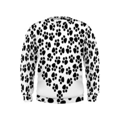 Abstract-black-white Kids  Sweatshirt by nate14shop