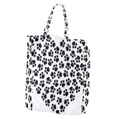 Abstract-black-white Giant Grocery Tote by nate14shop