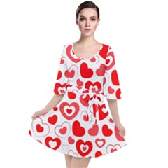 Cards-love Velour Kimono Dress