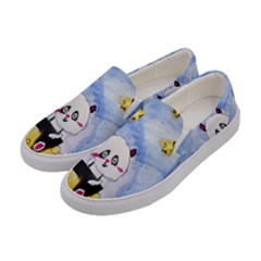 Panda Women s Canvas Slip Ons by nate14shop