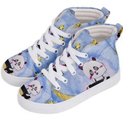 Panda Kids  Hi-top Skate Sneakers