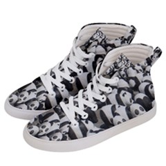 Panda-bear Men s Hi-top Skate Sneakers