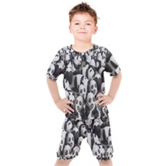 Panda-bear Kids  Tee And Shorts Set by nate14shop