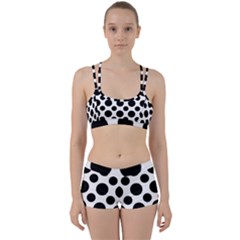 Seamless-polkadot-white-black Perfect Fit Gym Set by nate14shop