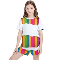 Art-and-craft Kids  Tee And Sports Shorts Set