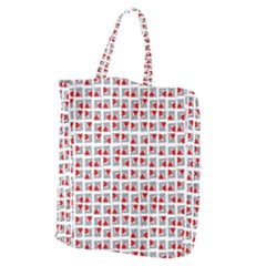 Spanish Love Phrase Motif Pattern Giant Grocery Tote by dflcprintsclothing