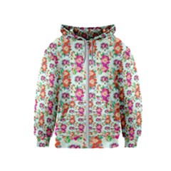 Floral Kids  Zipper Hoodie by nate14shop