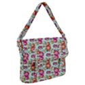 Floral Buckle Messenger Bag View1