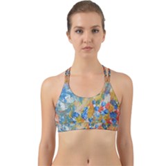 Oil-paint Back Web Sports Bra by nate14shop