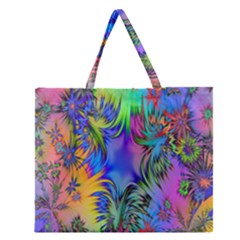 Stars Zipper Large Tote Bag by nate14shop