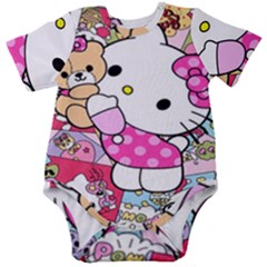 Hello-kitty-001 Baby Short Sleeve Onesie Bodysuit by nate14shop