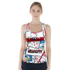 Hello-kitty-002 Racer Back Sports Top by nate14shop