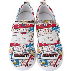 Hello-kitty-002 Men s Velcro Strap Shoes by nate14shop