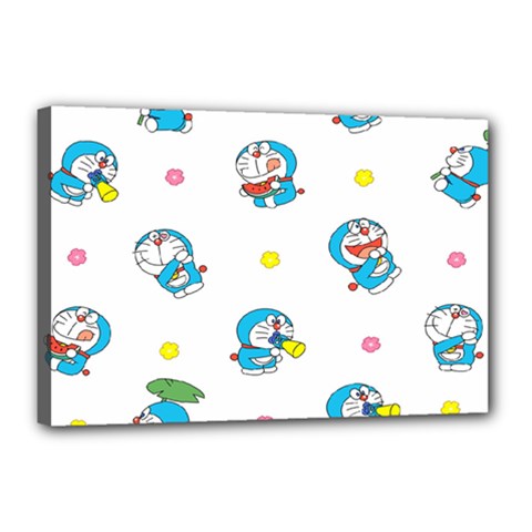 Doraemon Canvas 18  X 12  (stretched)
