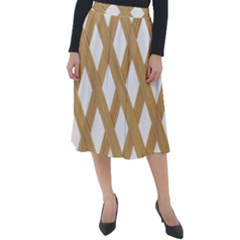 Wooden Classic Velour Midi Skirt  by nate14shop