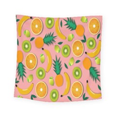 Fruits-orange Square Tapestry (small) by nate14shop