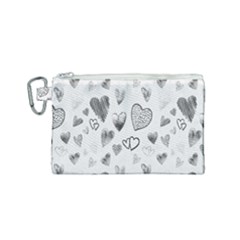 Hd-wallpaper-love-valentin Day Canvas Cosmetic Bag (small) by nate14shop