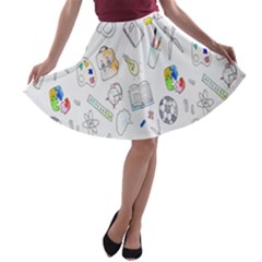 Hd-wallpaper-d4 A-line Skater Skirt