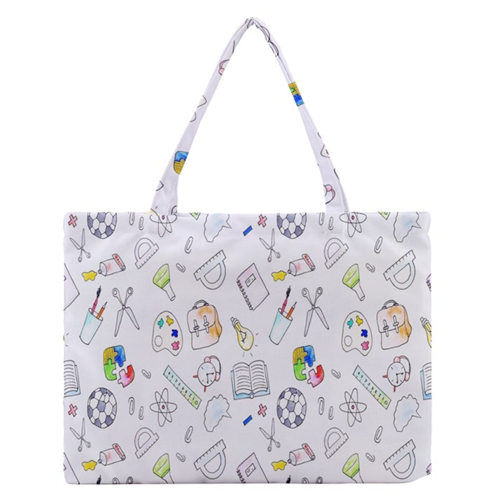 Hd-wallpaper-d4 Zipper Medium Tote Bag