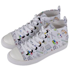 Hd-wallpaper-d4 Women s Mid-top Canvas Sneakers