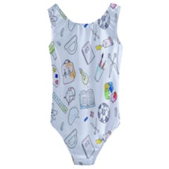 Hd-wallpaper-d4 Kids  Cut-out Back One Piece Swimsuit by nate14shop