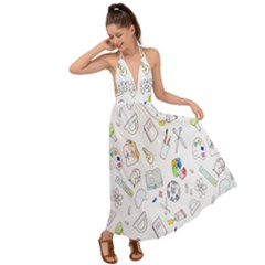 Hd-wallpaper-d4 Backless Maxi Beach Dress