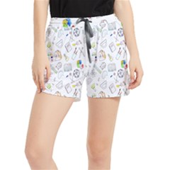 Hd-wallpaper-d4 Women s Runner Shorts