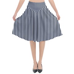 Hd-wallpaper-lines Flared Midi Skirt by nate14shop