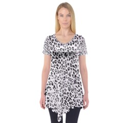 Hd-wallpaper-tiger Short Sleeve Tunic  by nate14shop