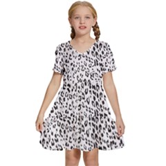 Hd-wallpaper-tiger Kids  Short Sleeve Tiered Mini Dress