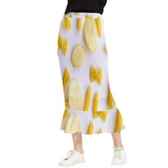 Pasta Maxi Fishtail Chiffon Skirt by nate14shop