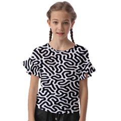 Endia Thomas Kids  Cut Out Flutter Sleeves