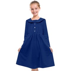 Dark Blue Kids  Midi Sailor Dress by nate14shop