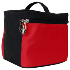 Background-red Make Up Travel Bag (big) by nate14shop