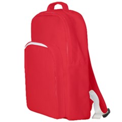 Background-red Double Compartment Backpack by nate14shop