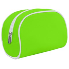 Grass-green-color-solid-background Make Up Case (medium) by nate14shop