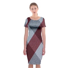 Pattern-001 Classic Short Sleeve Midi Dress by nate14shop