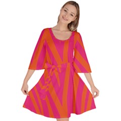 Pattern-002 Velour Kimono Dress