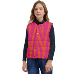 Pattern-002 Kid s Short Button Up Puffer Vest	 by nate14shop